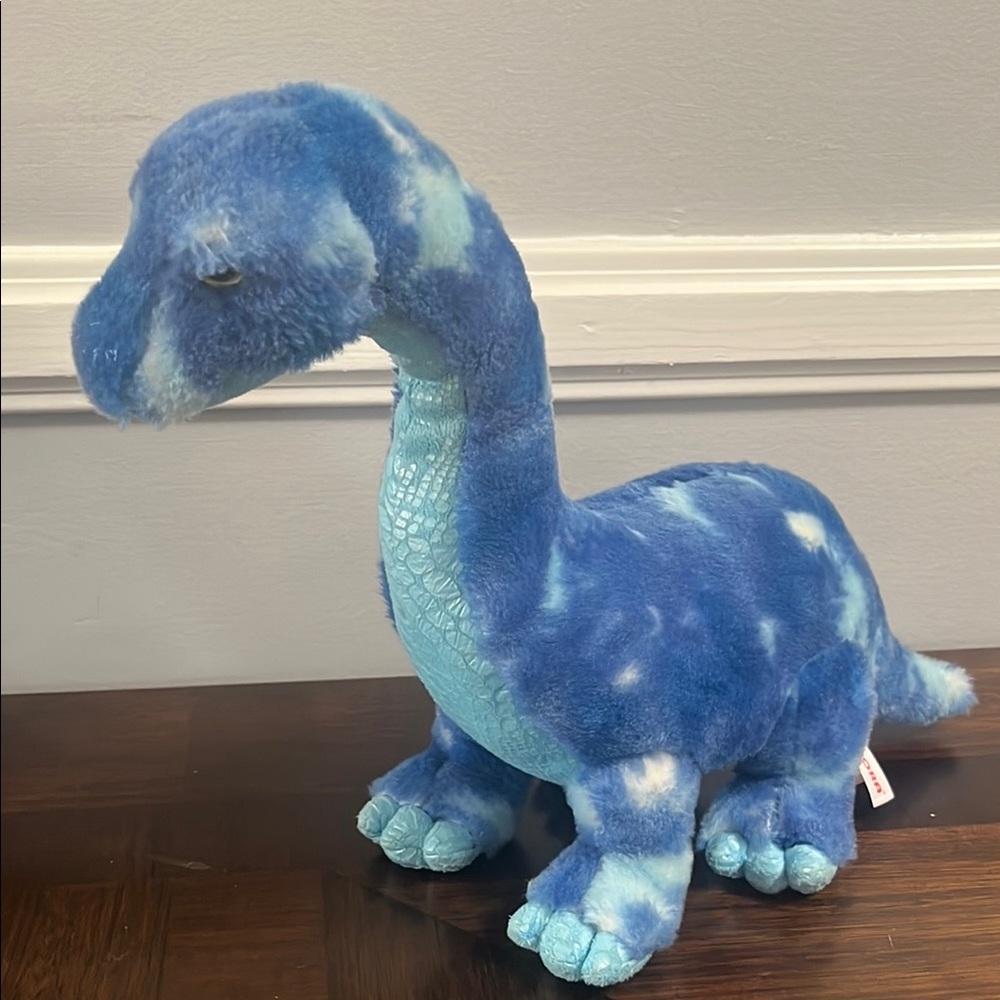 AURORA BLUE BRONTOSAURUS DINOSAUR NWOT STUFFED ANIMAL STUFFIE PLUSH